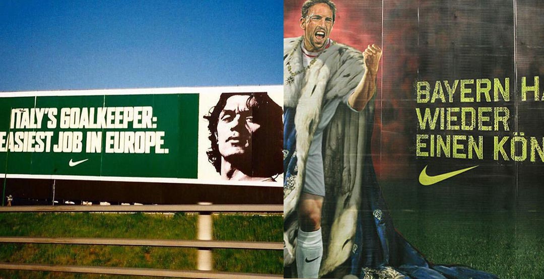 Nike sales football poster